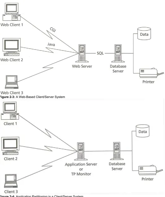 Figure 2-3: A Web-Based Client/Server System  