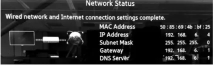 Fig. 4. Network information.