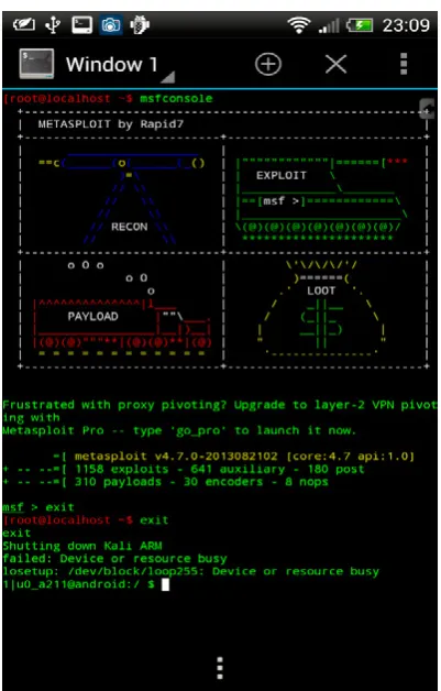 Figure 11. Kali chroot prompt