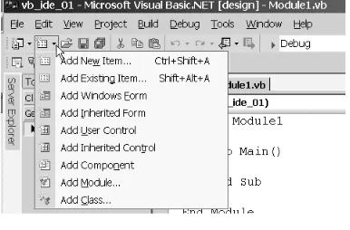 Figure 2-7. The editor context menu