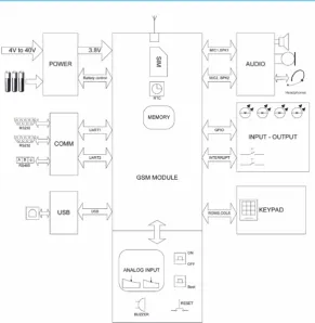 Fig. 2 - Schema a blocchi EVK-AUGUSTO.