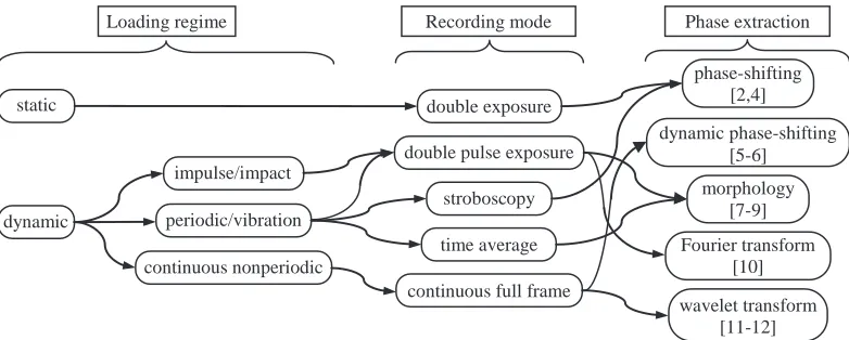 Fig. 1. Principal categories of phase extraction methods. 
