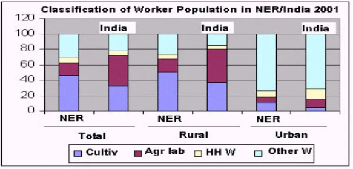 Table 8 : Percentage of Female Population by Economic Classification - 2001