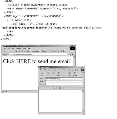 Figure 1.5HTML page containing a “mailto” anchor.