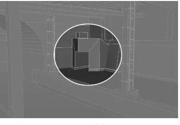 Figure 2.30 Heads Up Display showing polycount.