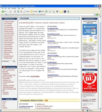 Fig 5.4 Note how clean the tables make the ads look.    