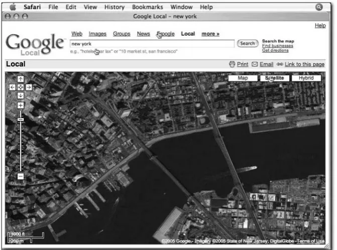 FIGURE 2-12: A satellite image of lower Manhattan and Brooklyn.