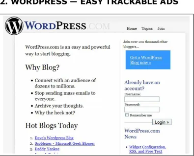 Fig. 2.1 Wordpress — Why not indeed?  