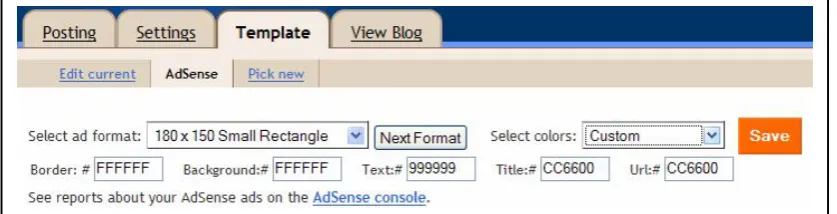 Fig. 1.4 Customizing the Blend Template. Just change the text. 
