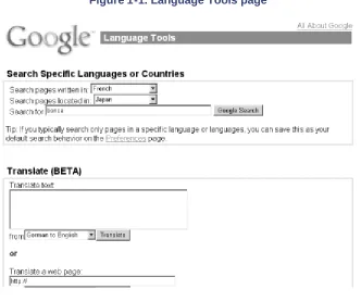 Figure 1-1. Language Tools page 