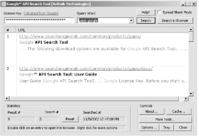 Figure 1-19. The GAPIS interface 