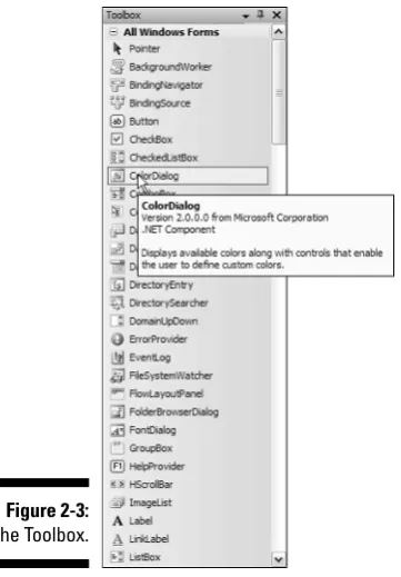 Figure 2-3:The Toolbox.