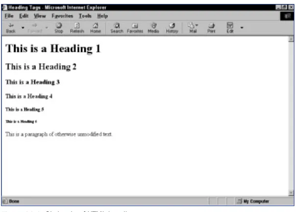 Figure 11-2: A center-aligned heading