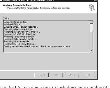 Figure 2.8, shown earlier in this chapter, lists most of the server types that this tool locks 