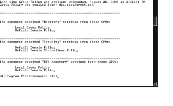 Figure 1.19). Use this information to direct your efforts when troubleshooting the deployment 