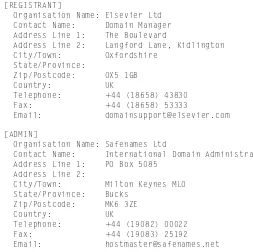fIGURE 2.6Whois Output Showing Where to Go for Additional Details.