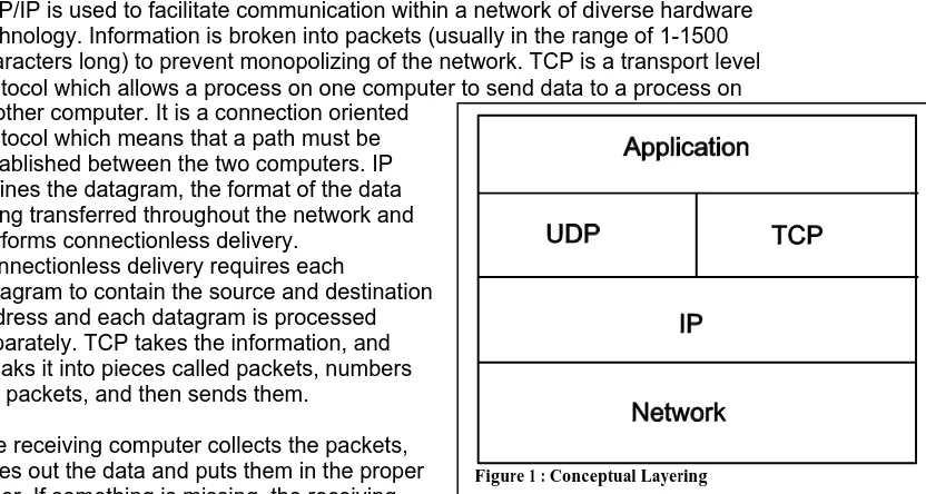 Figure 1 : Conceptual Layering