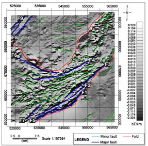 Figure 5. Analytical signal map of the RMI data. 