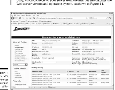 Figure 4-1: Netcraft’s 