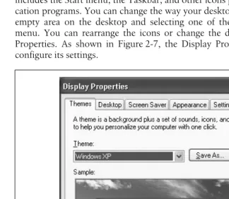Figure 2-7. Configuring Display Properties