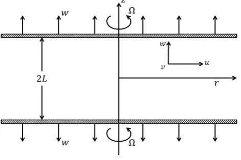 Figure 1. The co-ordinate system. 