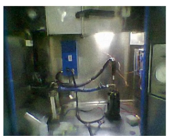 Figure 8: Compressor test cabin Test Procedure: