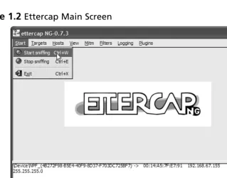 Figure 1.2 Ettercap Main Screen