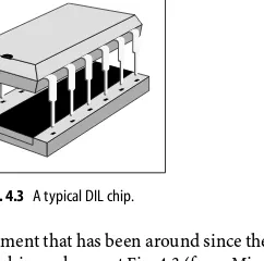 Fig.4.3 A typical DIL chip.