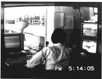 Fig. 4 – Interaction with the computer system 