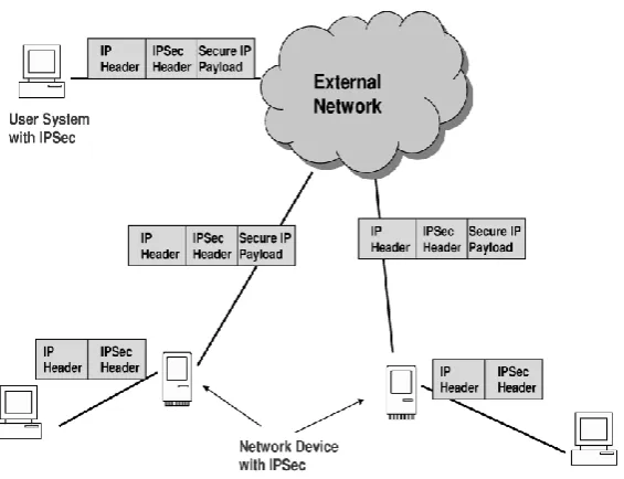 Fig. 2.5. Overview of IPSec 