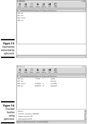 Figure 7-5:Usernames