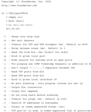 Figure 1.9 Scanline Help
