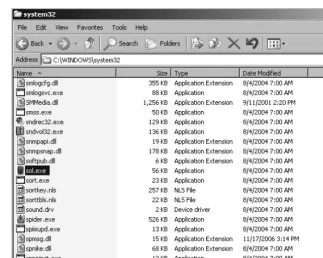 Figure 2-6 File executable for Solitaire
