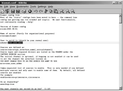 Figure 2.10 Edit the Line to Show the User Namer