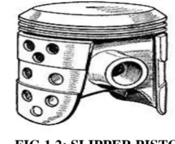 FIG 1.3: DEFLECTOR PISTON 2. MATERIAL SELECTION FOR PISTON 2.1 Materials Used For Piston