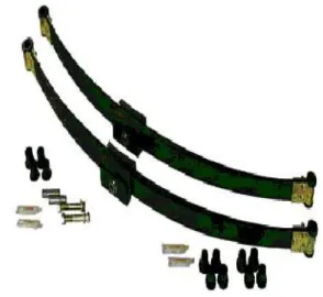 FIG 3.1 COMPOSITE LEAF SPRING ASSEMBLY