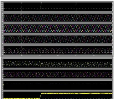 Fig. 10 Simulated waveforms to a small step change in active-power reference from p ∗ = 8 to 10 kW where q ∗ A =