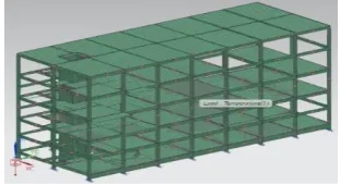 Figure 4.1 shows a model of the pressure- and temperature-resistant building, whose dimensions are 40.00 m x 30.00 m x 22.00 m