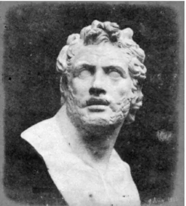 Fig.  3. Bust  of  Patroclus.  Talbot,  William  Henry  Fox.  1842.  Salted  paper  print from  paper  negative