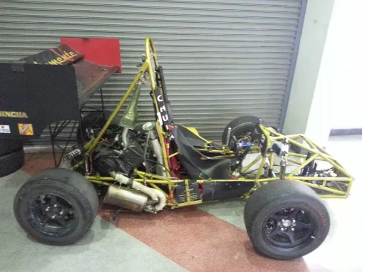 Fig. 13. Chulalongkorn 2013 Formula SAE car.