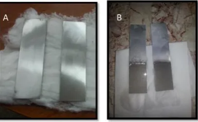 Fig. 2. Four parts anodizing cell: (a) photograph; (b) schematic.  