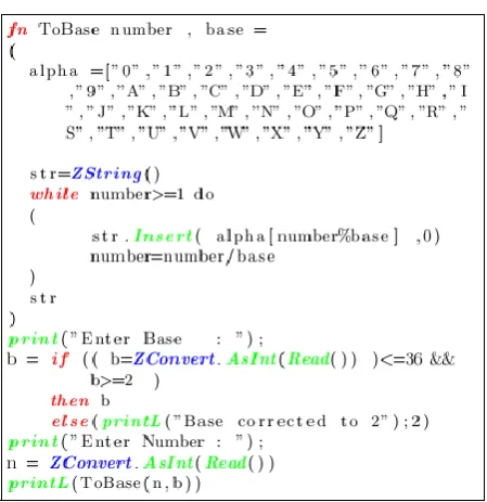 Figure 1: Output from code Listing 1. 