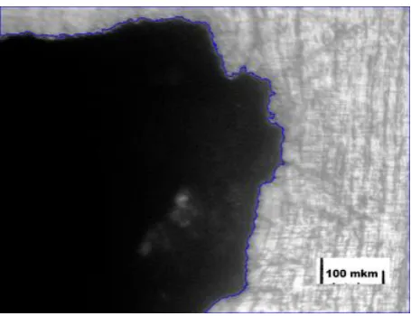 Fig. 7. Determination of a stress corrosion cracking boundary.  