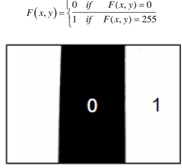 Fig. 8. The Converted Binary Image.  