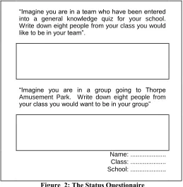 Figure  2: The Status Questionaire 