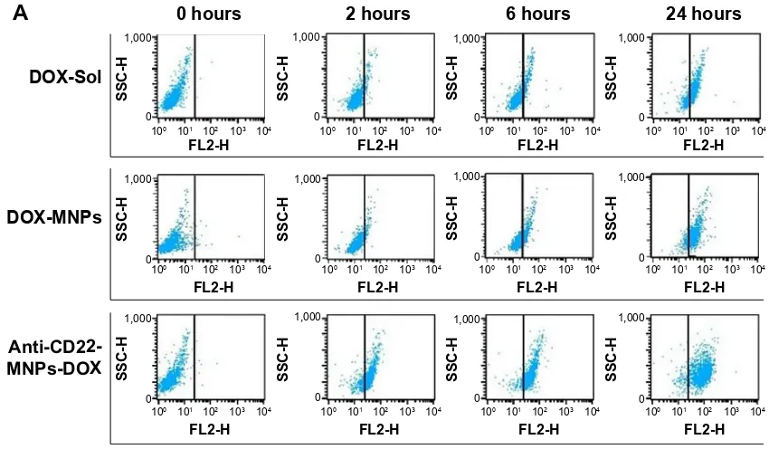Figure 6 intracellular accumulation of doxorubicin in raji cells cultured with the different study formulations for various periods of time