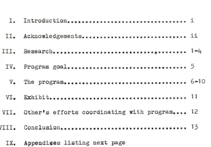 TABLE OF. CONTENTS