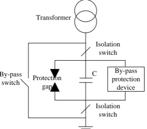 Figure 2. Schematic of capacitor blocking device. 