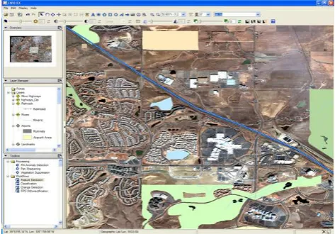Fig. 6. Graphical user interface of ENVI.  