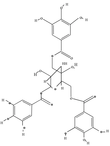 Fig. 1. Chemical structure of mimosa [19]. 
